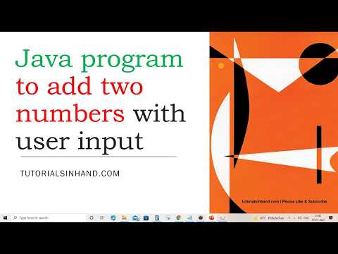 Java Program To Add Two Numbers With User Input User Input In Java Using Scanner