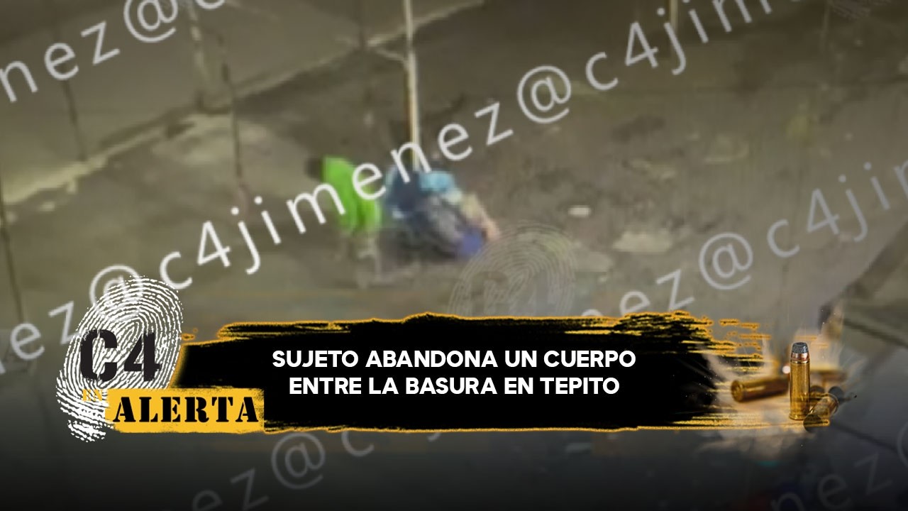 ¡En carrito de mandado! Hombre carga un cuerpo y lo abandona entre la basura en Tepito