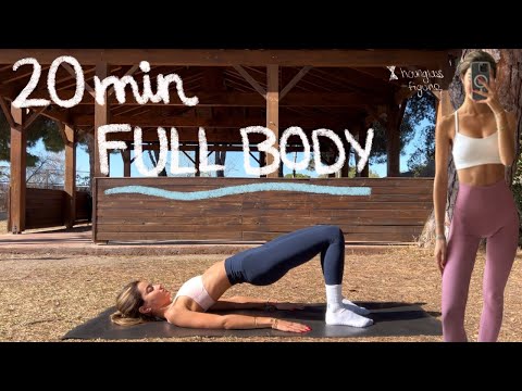 20MIN full body pilates workout for beginners // tone up and burn fat // no equipment