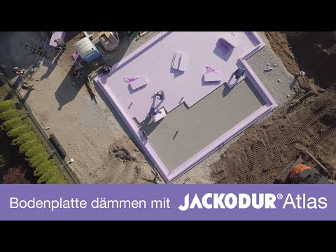 Bodenplatte dämmen mit JACKODUR Atlas