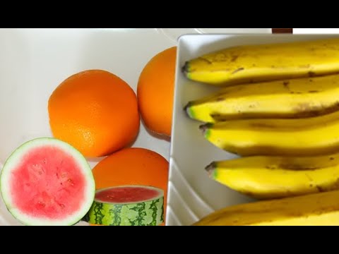 GUKORA JUS IFASHE KANDI IRYOSHYE// EASY DELICIOUS WATER MELON,BANANA AND ORANJE SMOOTHIE // JUICE