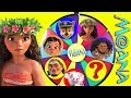 Disney Moana Mega Wheel Game with Paw Patrol Skye, Maui, LOL Surprise Emoji | Ellie Sparkles