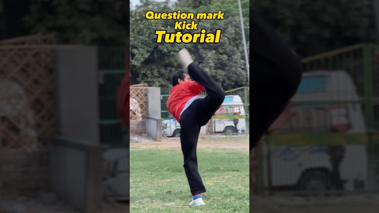 Unpredictable kick ever🚨question mark kick🔥#tutorial #shorts #fypviral