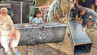 How Experience Welder Build a Custom Fuel Tank for Semi-Truck with Limited Equipment