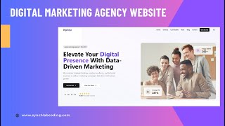 Digital Marketing Website Using Next.js and TailwindCSS  | Free Source Code