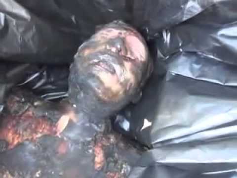 جثمان محمد حسن القاسم في جب الجندلي في محافظة حمص