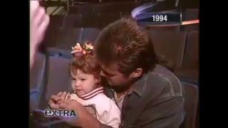 Miley Cyrus on Extra in 1994