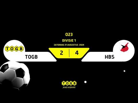 TOGB Jeugd Academie 2024-2025 - Goals van week 35 - 2024