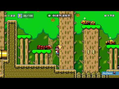 Cape Mario Master ~ Ninji Speedruns 🍄 Super Mario Maker 2 ✹Switch✹ #aps