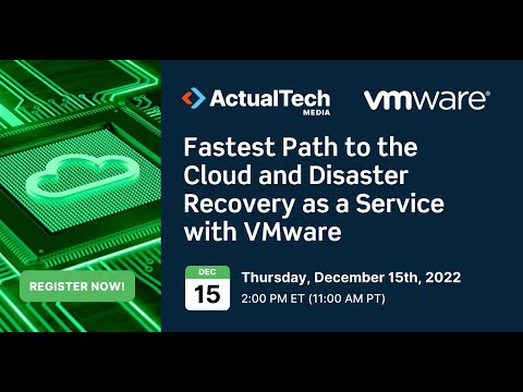 Fastest Path to the Cloud and Disaster Recovery as a Service with VMware