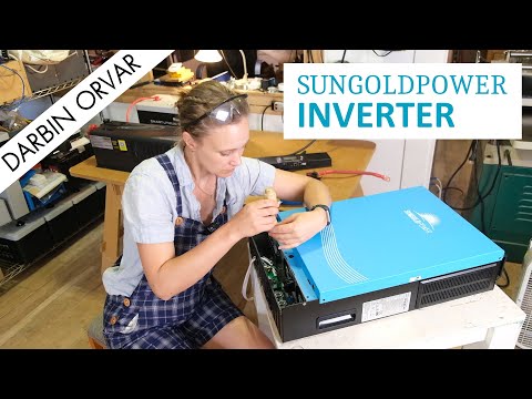 Grid tied inverter for power outage backup system //SunGoldPower review