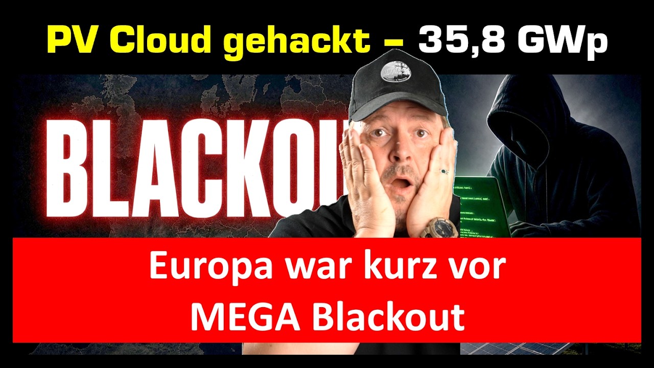 Europa war nur 1 Klick vom MEGA BLACKOUT entfernt!!!- PV Cloud gehackt!