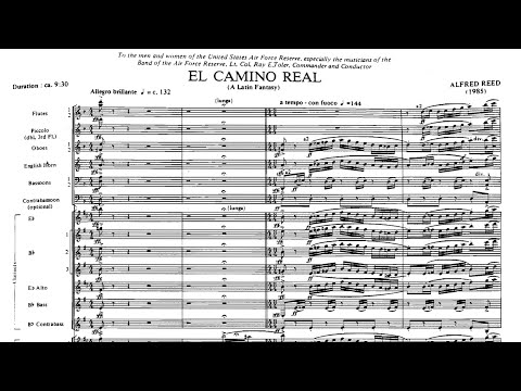 [Score] El Camino Real (A Latin Fantasy) - Alfred Reed (for concert band)