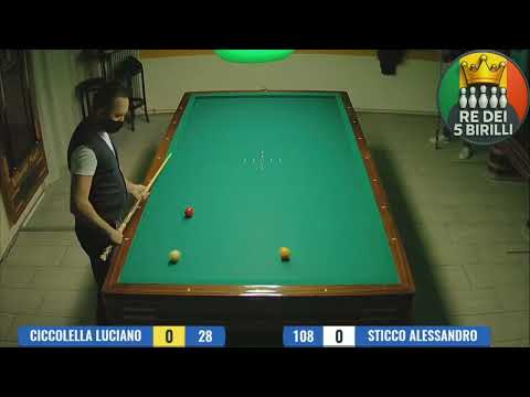 Ciccolella Luciano 🆚 Sticco Alessandro – Duello Tecnico nel 5 Birilli
