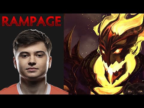 RAMZES666 SF RAMPAGE EZ MID EZ GAME Highlights by Time 2 Dota #dota2