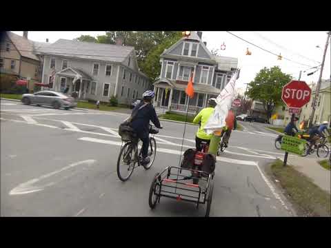 Critical Mass Ride in Brattleboro