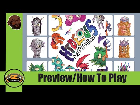 Hideous Abomination 2nd Edition Preview/ How-To-Play