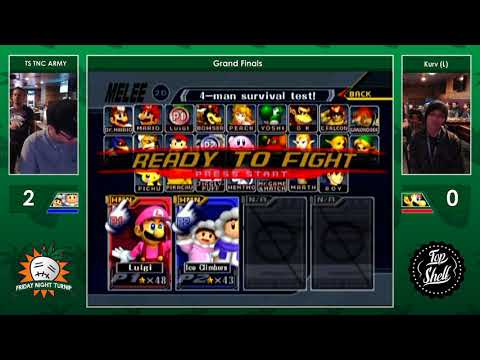 FNT #96 - TS TNC | ARMY (Ice Climbers) Vs Kurv (Luigi) - Smash Melee Grand Finals