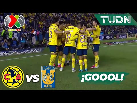 ¡GOLAZO DEL AMÉRICA! Rodríguez se lució | América 1-0 Tigres | Liga MX - Jornada 13 CL25 | TUDN