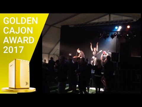 Simon Skjærlund (Række 2½) Live at Morsø Festival 2016 // Schlagwerk Golden Cajon Award 2017