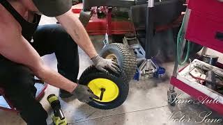 Do Cheap aftermarket flat free tires work on Kubota Zero turn mower?
