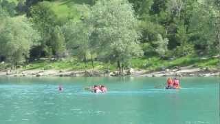 preview picture of video 'Zatterata sul Lago di Tenno'