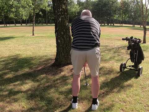 Gerrard O'Donoghue on the 18th Hole at Oxley Park
