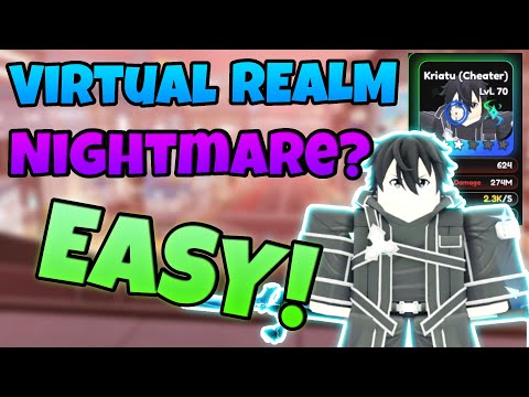How to BEAT Virtual Realm Nightmare EASILY (Cheese Method) | Universal Tower Defense