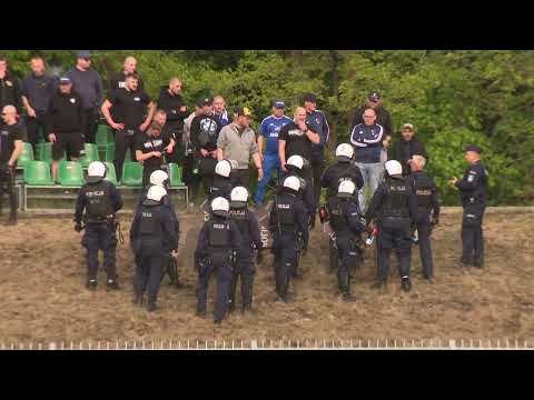 Starcie kibiców Cariny Gubin z pseudokibicami Karkonoszy Jelenia Góra (10.05.2025)