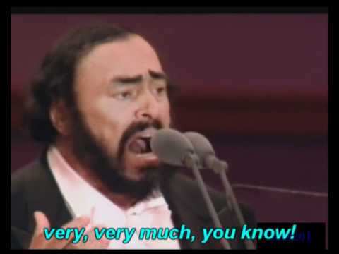 Pavarotti - Caruso (english subtitles)