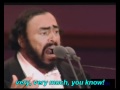 Pavarotti - Caruso (english subtitles) 