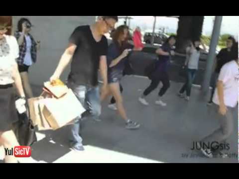 [110719] SNSD Yulsic 율싴 Fancam Moment #94- At Incheon International Airport