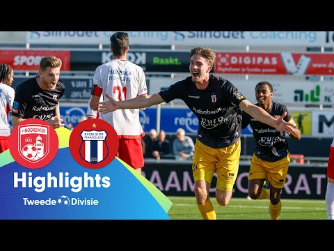 Spektakel in degradatiekraker: rood en penalty! 😳 | Highlights vv Noordwijk - Excelsior Maassluis