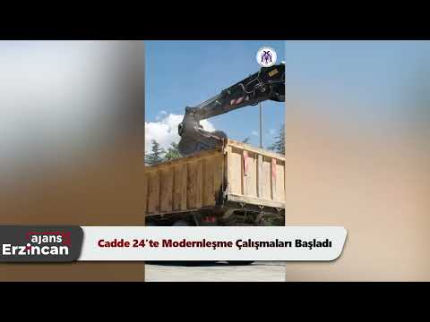 Cadde 24’te Modernleşme Çalışmaları Başladı