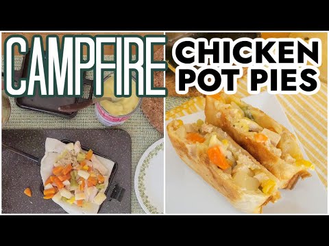 Campfire Chicken Pot Pie in a Pie Iron Recipe