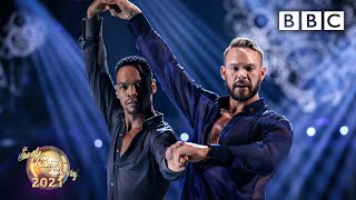 John Whaite and Johannes Radebe Rumba to Shape Of My Heart by Sting ✨ BBC Strictly 2021