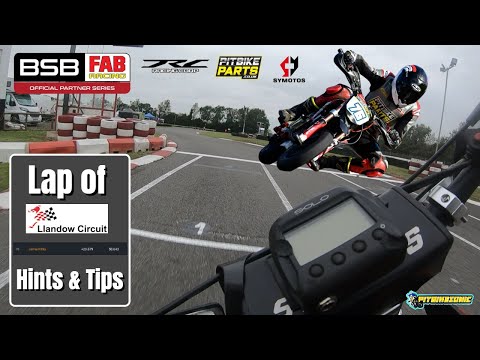 Lap of Llandow Karting *** Hints and Tips *** 50sec lap *** Symoto Pit Bike ***