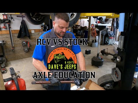 RCV Axles vs Stock Jeep JL Axles