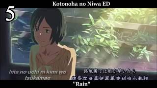 My Top 6 Motohiro Hata Anime Songs