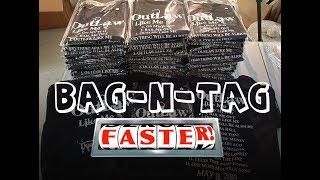 Bag Shirts Fast! Poly Bags, Quick Tip.
