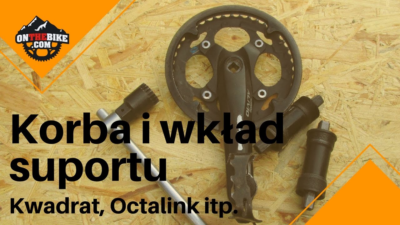 Serwis roweru - Demontaż i montaż korby oraz wkładu suportu cz. 1