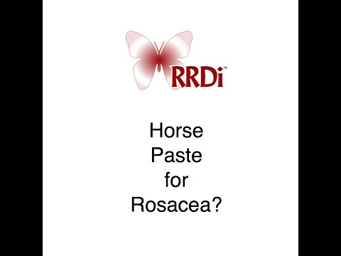 YouTube video about: How to mix horse paste for rosacea?