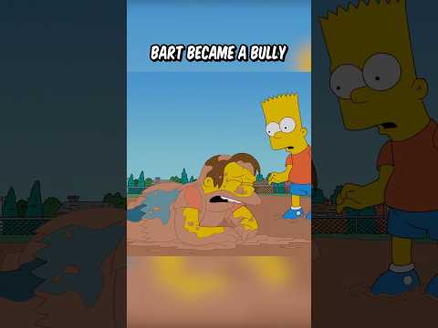 Bart became a bully