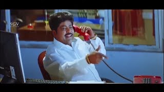 Prajwal Devaraj meets lawyer Raju Talikoti Comedy | Saval Kannada Movie | Kannada Comedy Scene