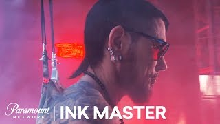 Dave Navarro&#39;s Epic Ink Master Finale Opening!