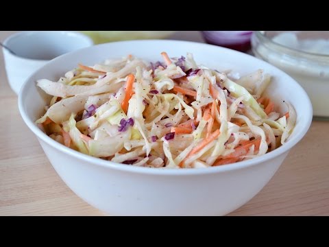 How to Make Coleslaw - Easy Homemade Cabbage Slaw Recipe