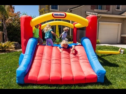little tikes jump slide