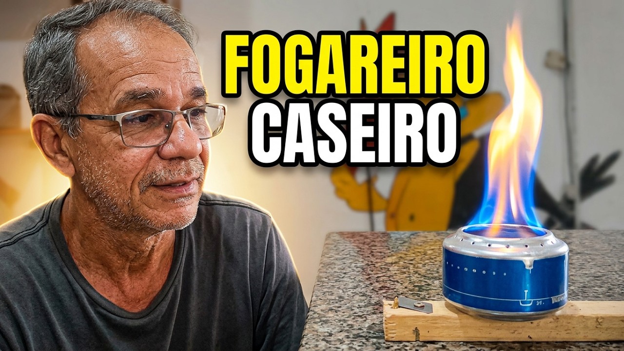 Faça uns 10 desses fogareiros e guarde podem ser úteis