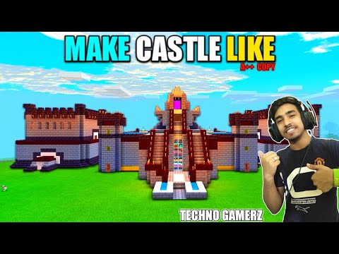 How To  Make Castle Like Techno Gamerz In Minecraft | #TG Army | Part-2 | Game Beat