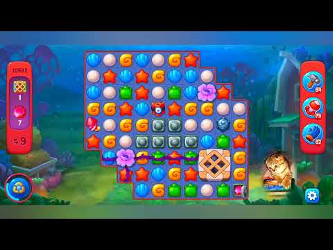 фишдом 2022 # 10582 уровень - прохождение без бустеров # Fishdom,  10582  level - no Boosters.